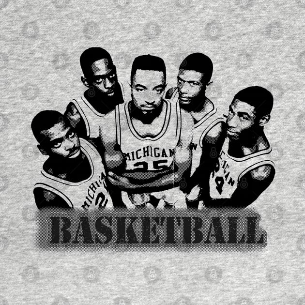 basketbal // michigan - basketbal team // on player by framehead